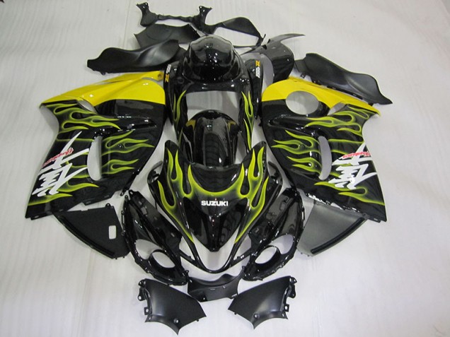 Cheapest 2008-2019 Black Yellow Flame Suzuki GSXR1300 Hayabusa Motorcycle Fairing Kits UK Cheapest 2008-2019 Black Yellow Flame Suzuki GSXR1300 Hayabusa Motorcycle Fairing Kits UK