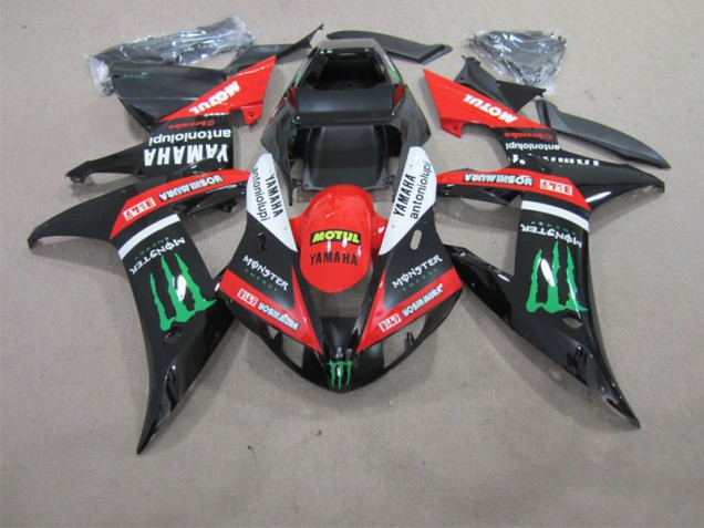 Cheapest 2002-2003 Black Red Motul Yamaha YZF R1 Bike Fairings UK Cheapest 2002-2003 Black Red Motul Yamaha YZF R1 Bike Fairings UK