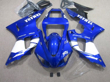 Cheapest 2002-2003 Blue White Yamaha YZF R1 Bike Fairing UK