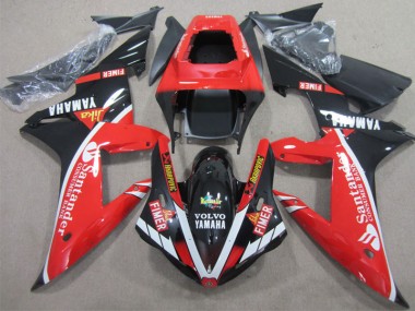 Cheapest 2002-2003 Red Black Santander Yamaha YZF R1 Motorcycle Fairings Kits UK