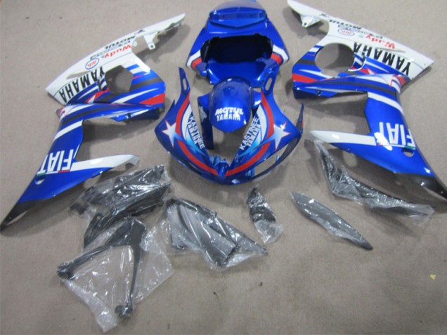 Cheapest 2002-2003 Blue White Motul Fiat Yamaha YZF R1 Moto Fairings UK Cheapest 2002-2003 Blue White Motul Fiat Yamaha YZF R1 Moto Fairings UK