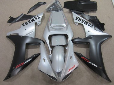 Cheapest 2002-2003 Silver Black Yamaha YZF R1 Motorcycle Replacement Fairings UK