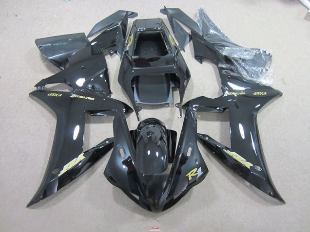 Cheapest 2002-2003 Black Gold Decal Yamaha YZF R1 Motorcyle Fairings UK Cheapest 2002-2003 Black Gold Decal Yamaha YZF R1 Motorcyle Fairings UK