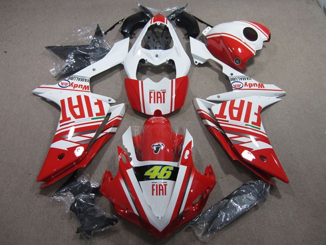 Cheapest 2007-2008 Red White Fiat 46 Yamaha YZF R1 Motor Bike Fairings UK Cheapest 2007-2008 Red White Fiat 46 Yamaha YZF R1 Motor Bike Fairings UK
