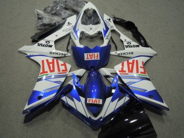 Cheapest 2007-2008 Blue White Red Fiat Yamaha YZF R1 Motorcycle Replacement Fairings UK