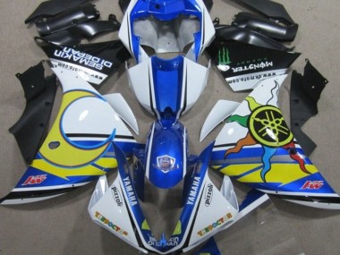 Cheapest 2009-2011 Blue White Yellow 46 Yamaha YZF R1 Replacement Fairings UK