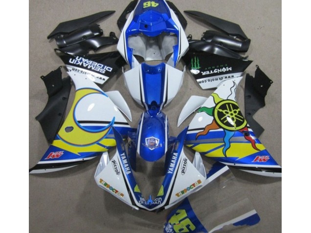 Cheapest 2009-2011 Blue White Yellow 46 Yamaha YZF R1 Replacement Fairings UK Cheapest 2009-2011 Blue White Yellow 46 Yamaha YZF R1 Replacement Fairings UK