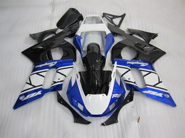 Cheapest 1998-2002 Blue White Black Yamaha YZF R6 Motorbike Fairings UK Cheapest 1998-2002 Blue White Black Yamaha YZF R6 Motorbike Fairings UK