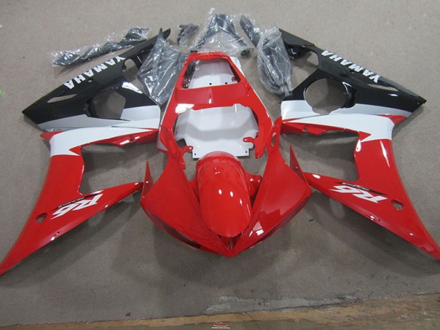 Cheapest 2003-2005 Red White Yamaha YZF R6 Motorcycle Fairings UK Cheapest 2003-2005 Red White Yamaha YZF R6 Motorcycle Fairings UK
