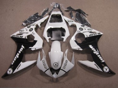 Cheapest 2003-2005 White Black Yamaha YZF R6 Motorbike Fairings UK