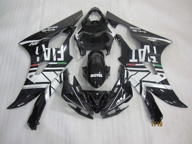 Cheapest 2006-2007 Black White Motul Fiat Yamaha YZF R6 Motorcycle Fairings UK