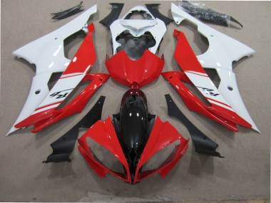 Cheapest 2008-2016 Red White Black Yamaha YZF R6 Motorcycle Fairing Kit UK