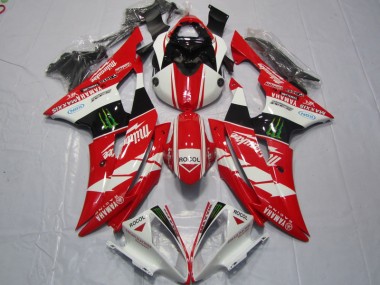 Cheapest 2008-2016 Red White Rocol Yamaha YZF R6 Motorcycle Fairings Kits UK